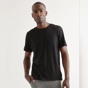 Quince 100% Merino Wool All-Season Short Sleeve Base Layer Tee Black XXL